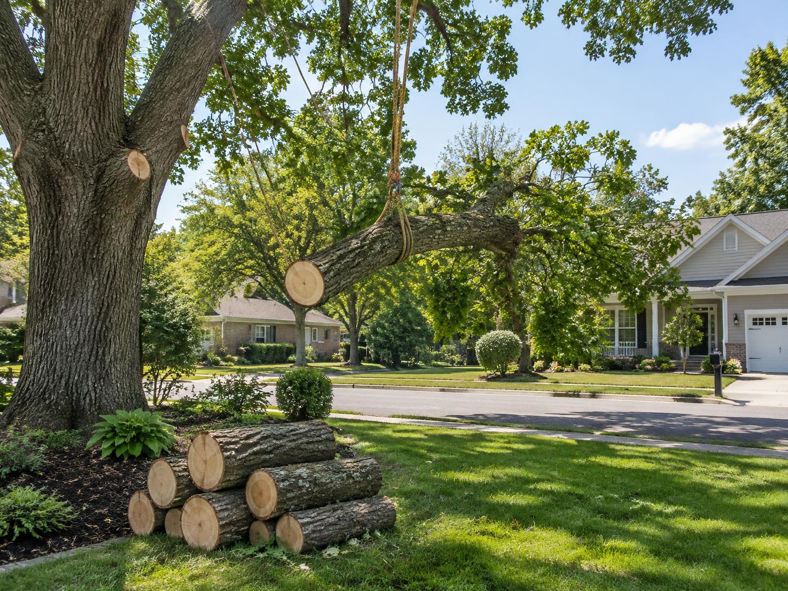 New Edition Concrete & Tree — tree removal